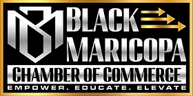 Black Maricopa Chamber of Commerce logo