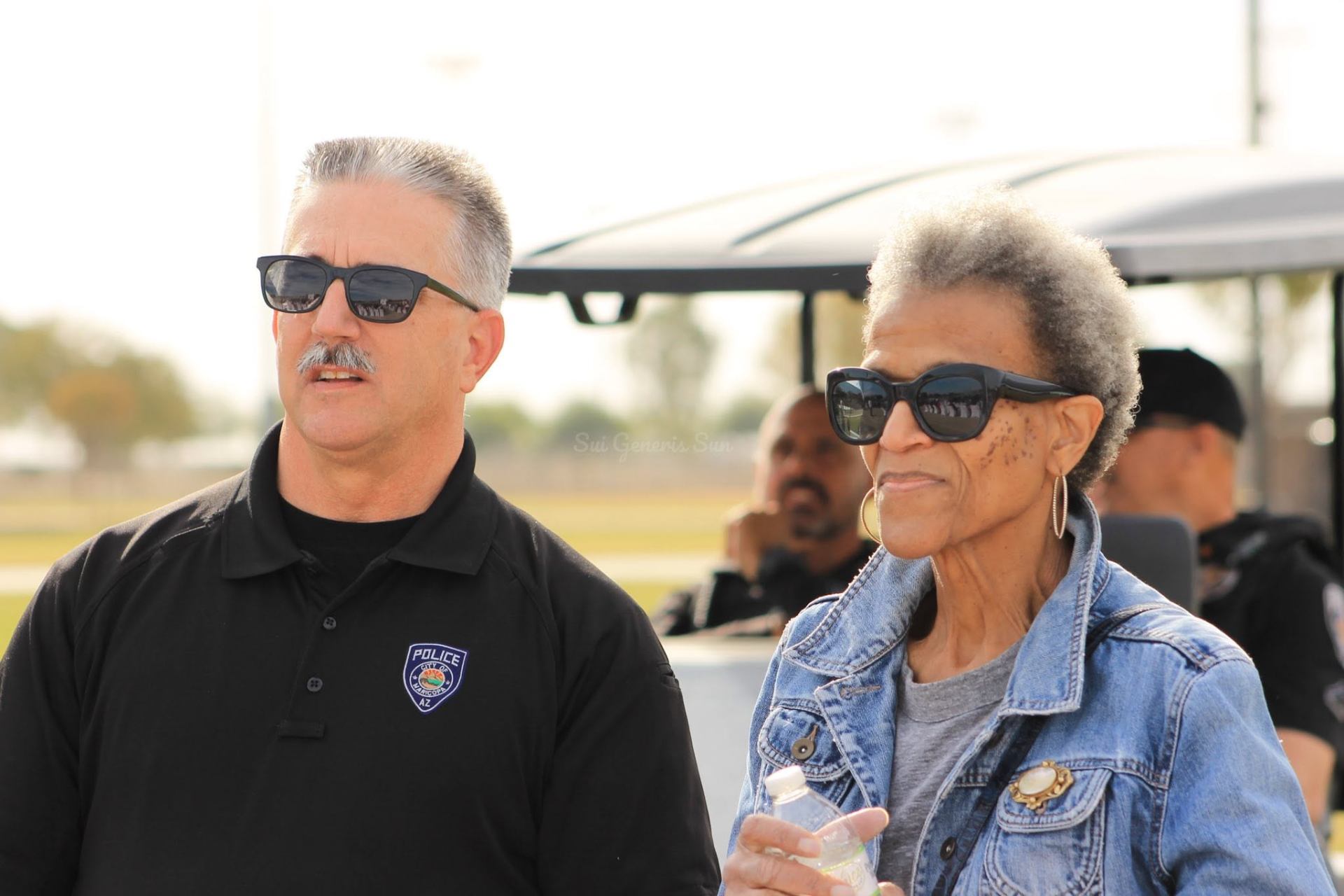 Maricopa PD walking with the founder